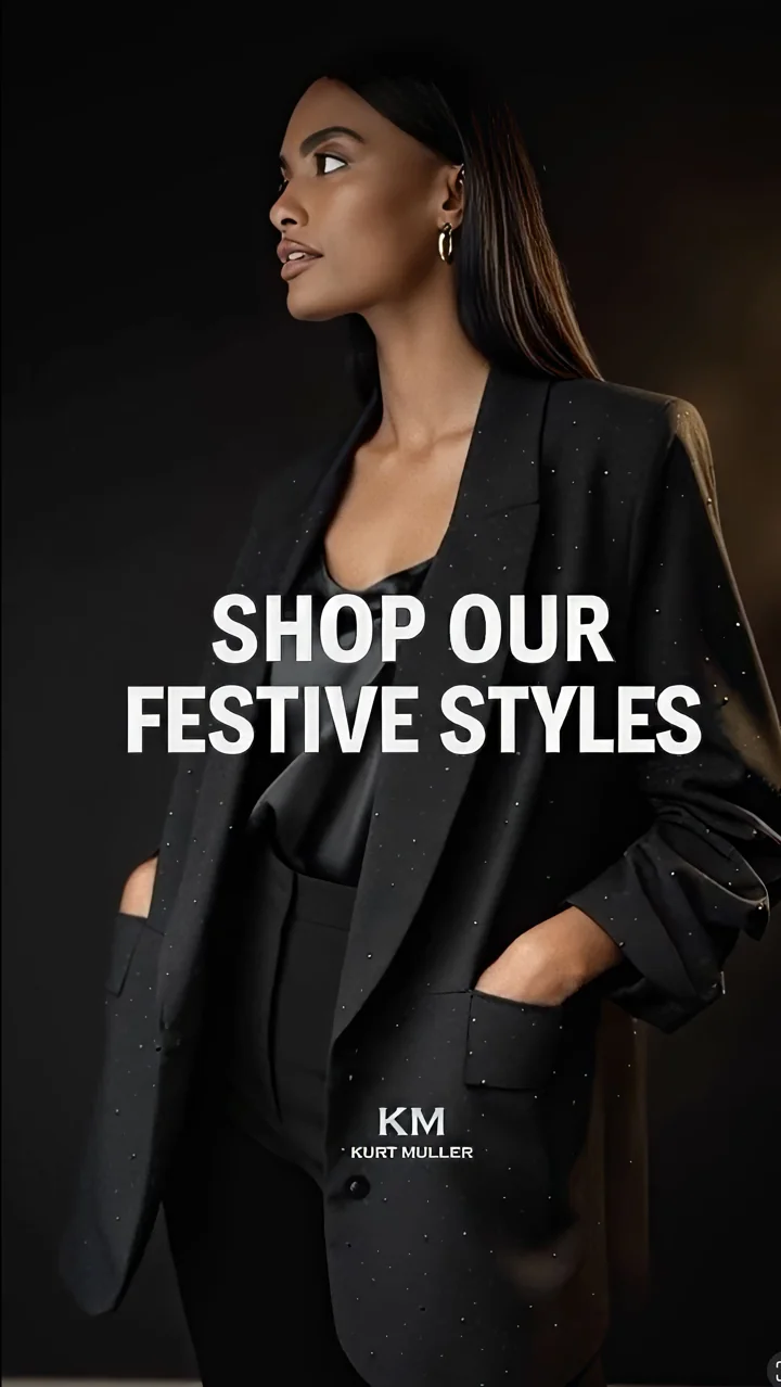 Kurt Muller festive fashion campaign creative