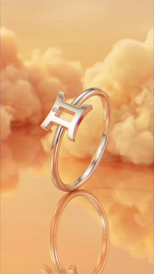 Gemini, above the clouds.